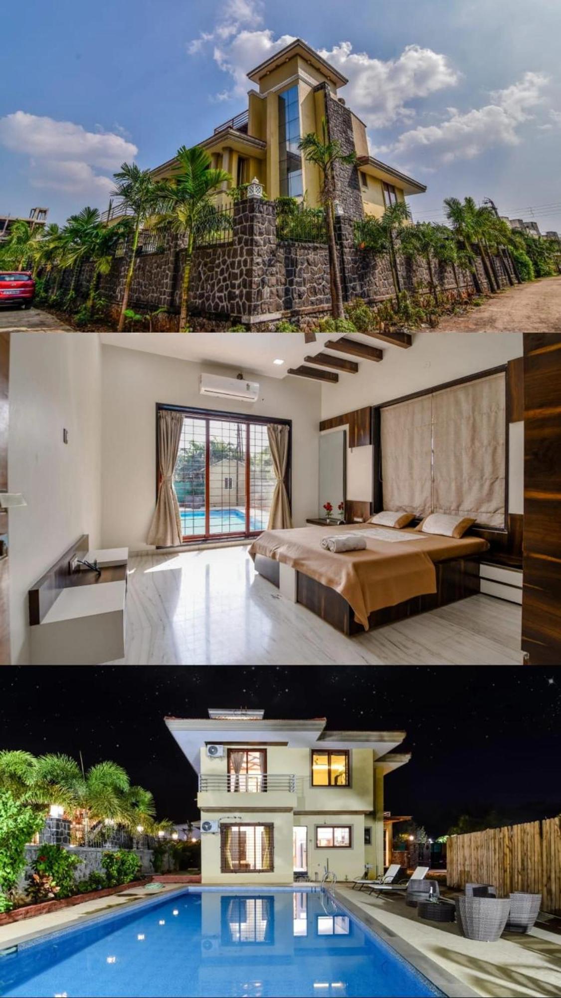 Lifeline Villas - Luxurious Taraangan 4 Mountain View Villa With Biggest Pool And Huge Open Area Lonavala Exterior photo
